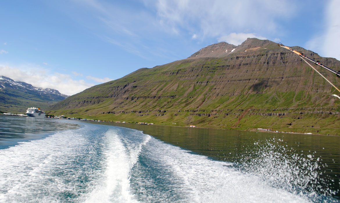 Sailing in Seyðisfjörður