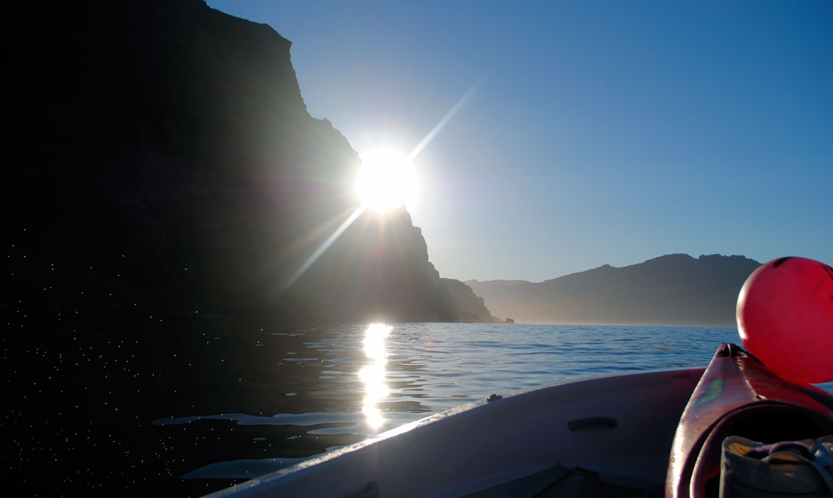 Sunset in Seyðisfjörður